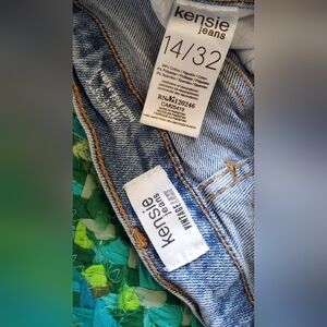 KENSIE Jeans Vintage Luxe High Rise Skinny Jeans 14/32 Distressed Jeans